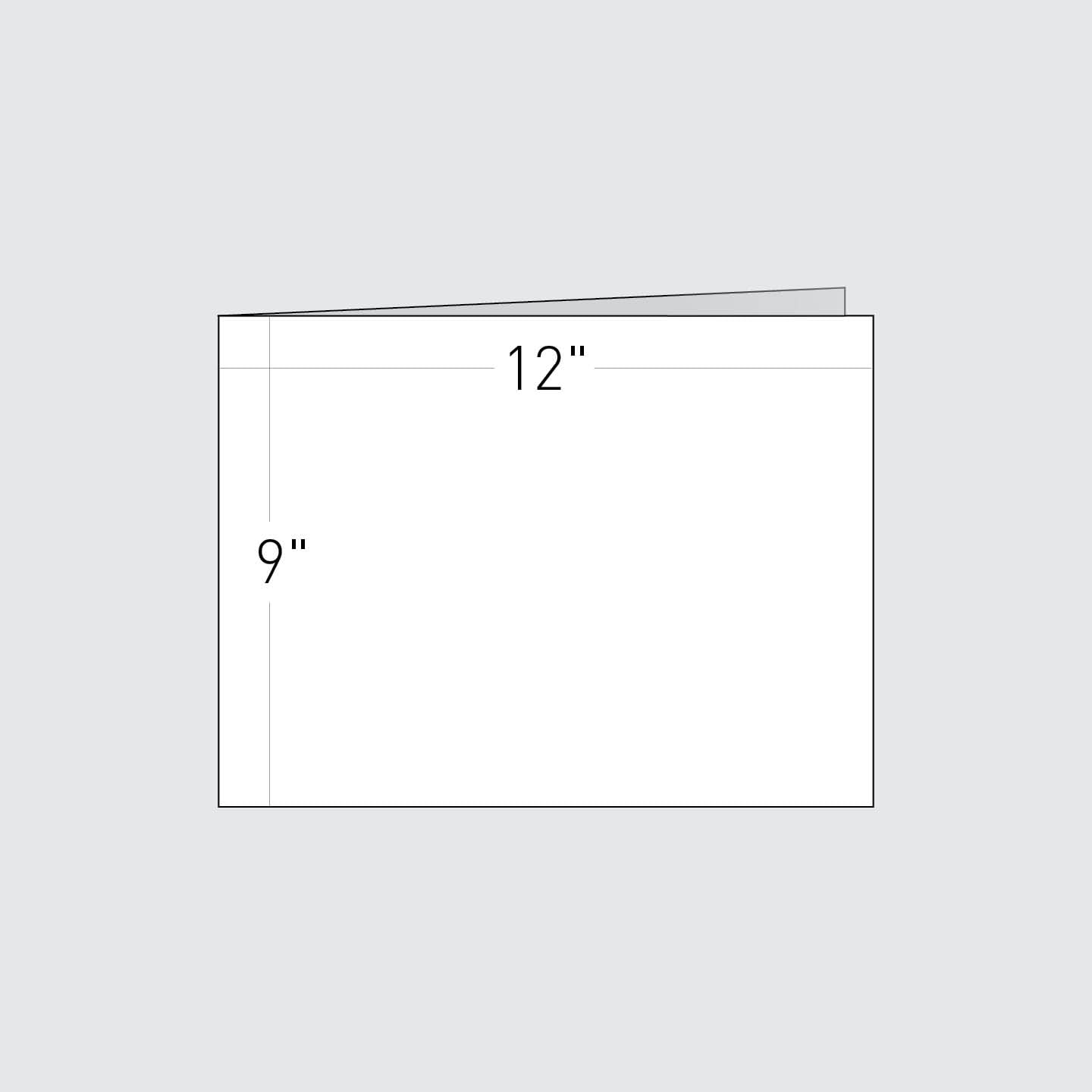 Landscape 12 by 9 book size